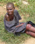 Abandoned girl in Nigeria