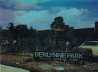 Benlynne park Nursing Home. Built by Linnie.